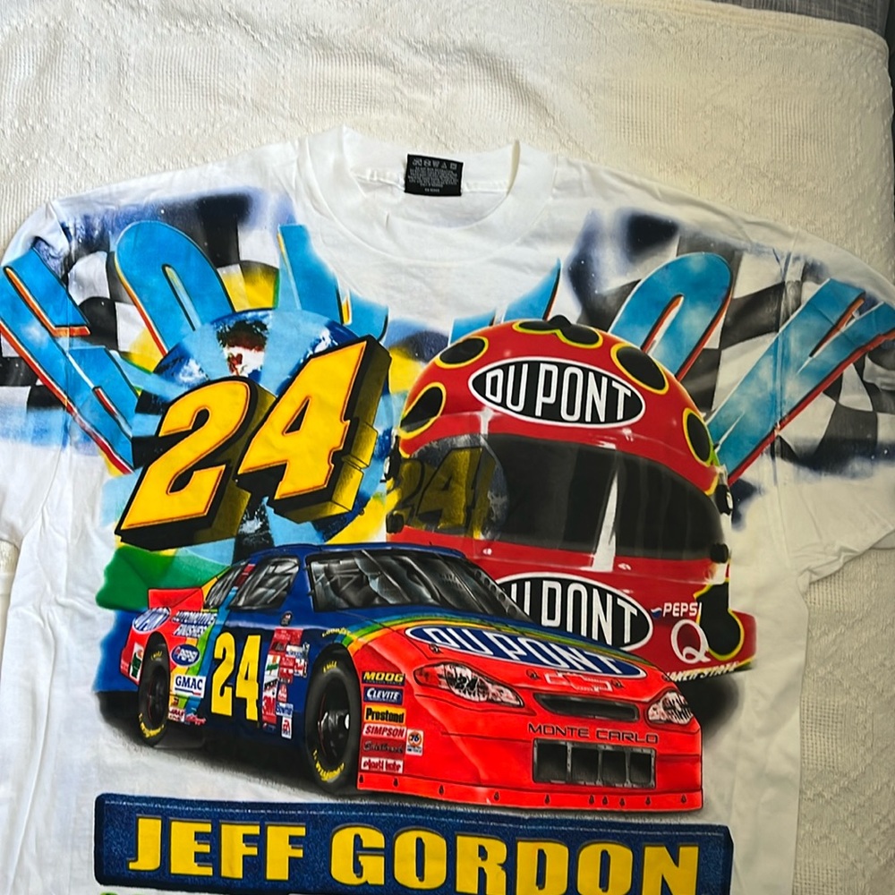 Vintage 2000 Jeff Gordon nascar storm the millennium shirt